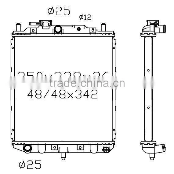 Auto Radiator(suitable For: Mira 94-/Move MT)