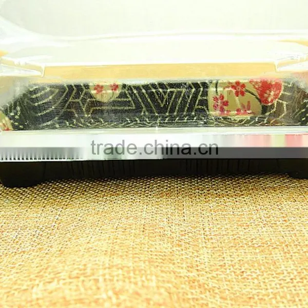 OPS Plastic Disposable Embossing Sushi Box Container Tray With Clear Lid photo-4