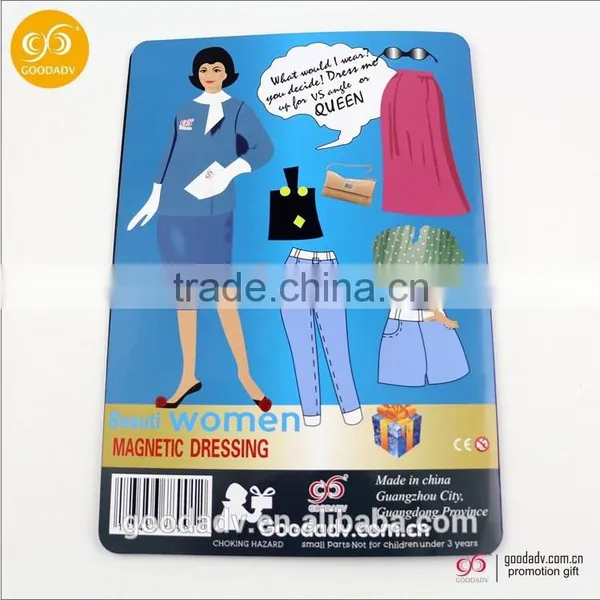 2016 New Products Magnetic Jigsaw Puzzle 27*19cm Fashion Girls Dress up Games photo-6
