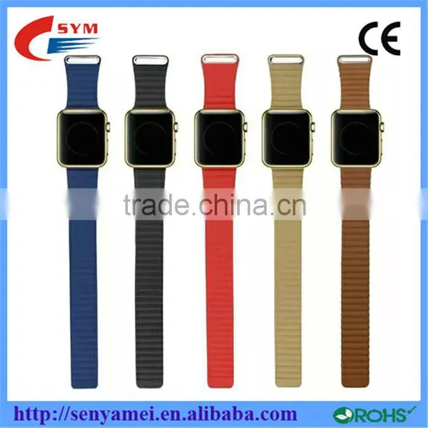 For Apple Watch Leather Band Genuine Leather Loop for Apple Watch Band