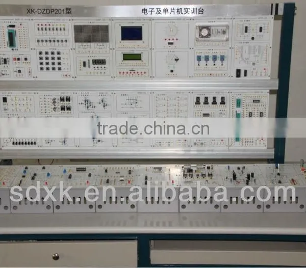 Vocational Technology Educational Teach and Training Device XK-DZDP201 Analog-Digital-Microcontroller Electronic Training Kit photo-2