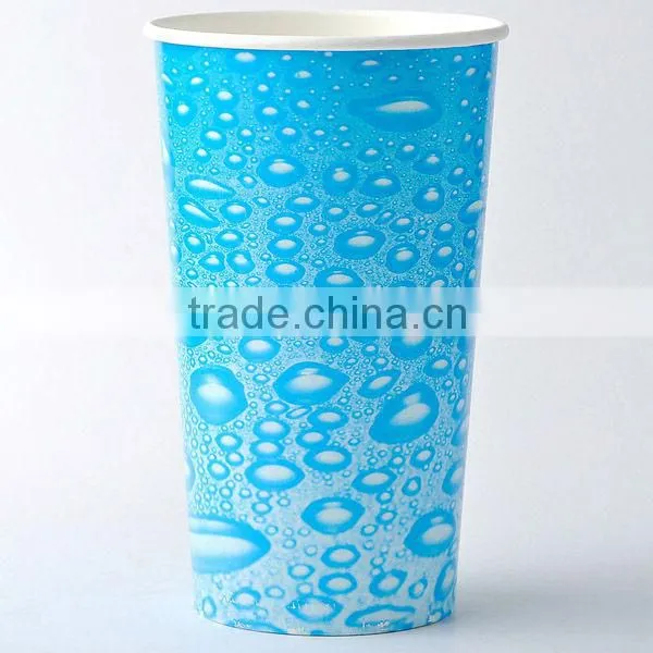 Printed Single Wall Paper Cups for Cold Beverage photo-2