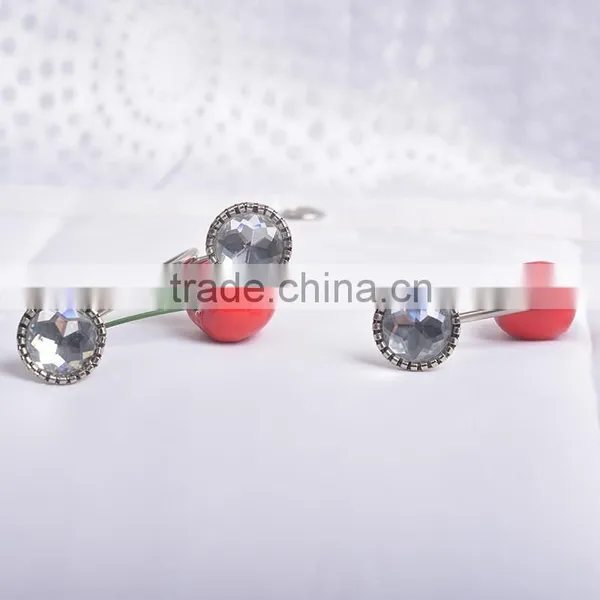 Factory Direct Sale High Quality Metal Shower Curtain Hooks / Polished Chrome Metal Bathroom Shower Curtain Hooks/curtain Hooks photo-2