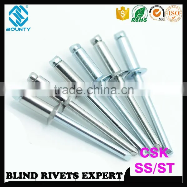 HOT SELLING HIGH QUALITY FACTORY OPEN END SS STEEL RIVET BODY STEEL ROD STEM BREAKSTEM POP RIVETS photo-6