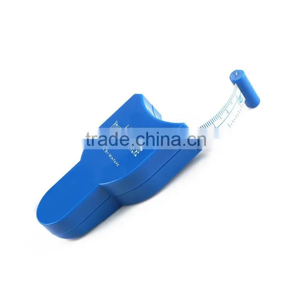 Blue Plastic Retractable Auto Logo Printed Waist Cicumference Glass Fiber Tape Body Measure Fitness photo-4