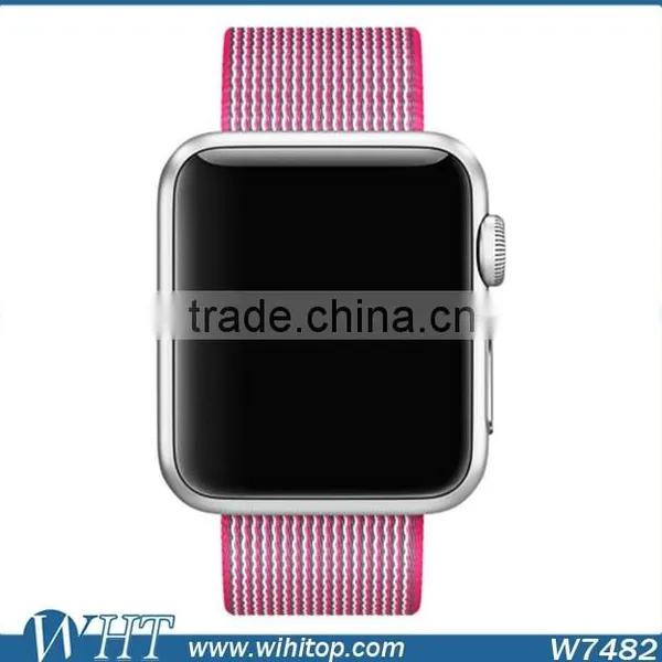 HOCO Original 1:1 38mm 42mm Steel Buckle Adapter Woven Nylon Watch Band for Apple Watch Band Quality Choice Most Popular photo-6