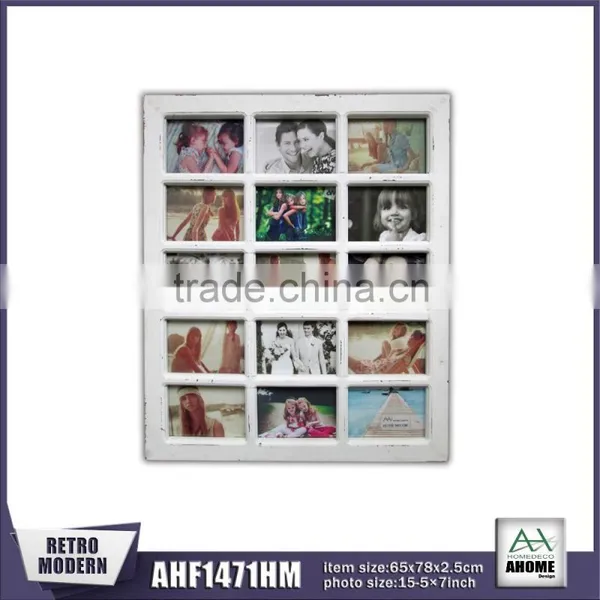 Most Popular Vintage 15 Opening Handmade Wall Hanging Picture Photo Frame