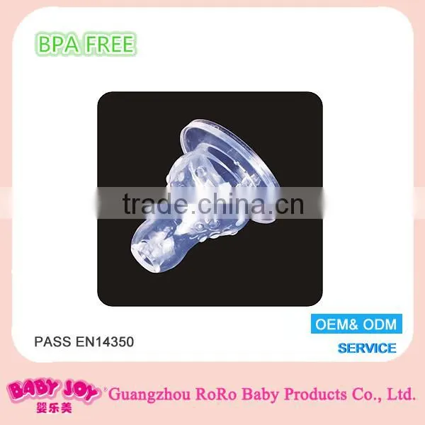 Transparent Silicone Baby Bottle Nipple