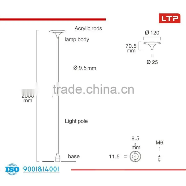 Ip68 Landscape Light Led Sway Lamp for Garden/park/lakeside 2.5mm Length Option photo-4