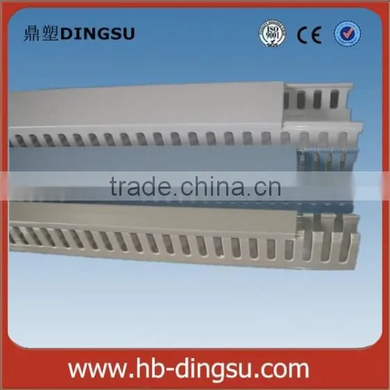 OEM&Cheap PVC Slotted Type Solide Wall Wiring Duct photo-2