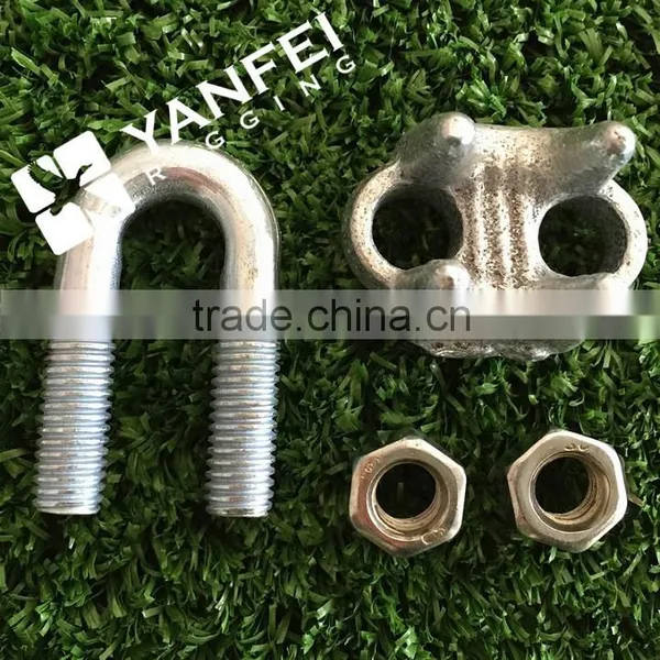 Hot Dip Galvanized Carbon Steel DIN741 Wire Rope Clip photo-4
