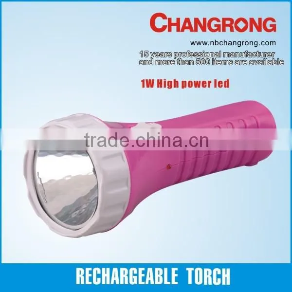 useful economic 1W village flashlight led torch