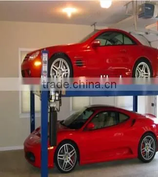 2 Layer 4 Post Cheap Hydraulic Car Parking Lift/Hoist/Elevator System Made in China