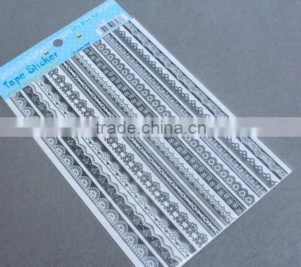 High Quality Les Decoration Self-adhesive Lace Sticker photo-2