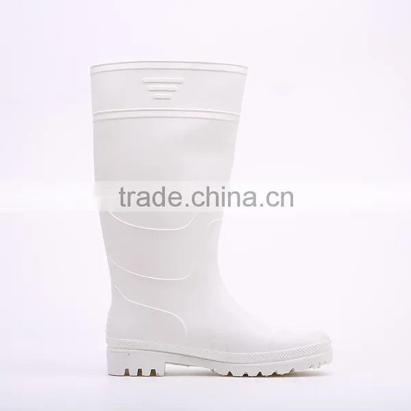 2016 Pure Design Waterproof White Pvc Rain Boots, Cheap Plastic Pvc Rain Boots photo-5