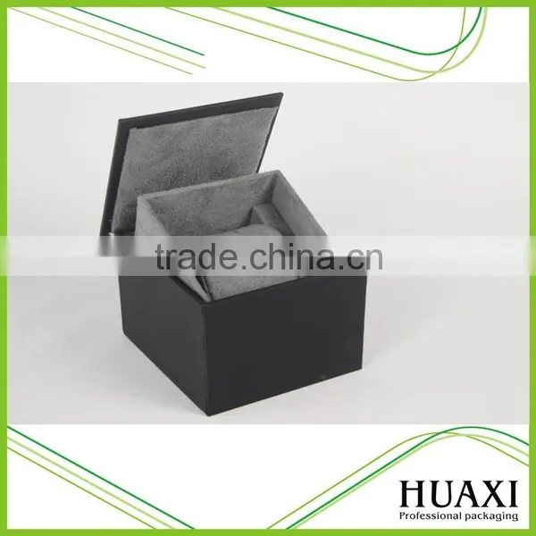 2016 Top Quality Dark Black Wooden Wrist Watch Box photo-4