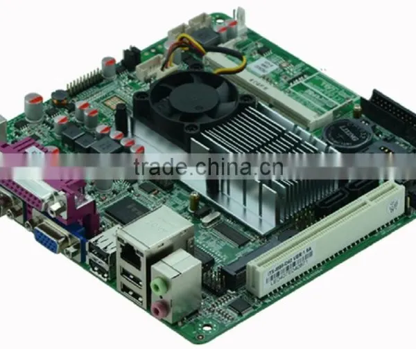 Atom D525 DC12V POS Machines Motherboard Mini ITX M58_D52 photo-3