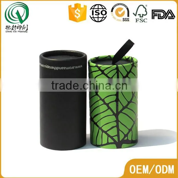 Recycled Eco-friendly uv Printing Green Small Empty Candy Round Box With Ribbon photo-6