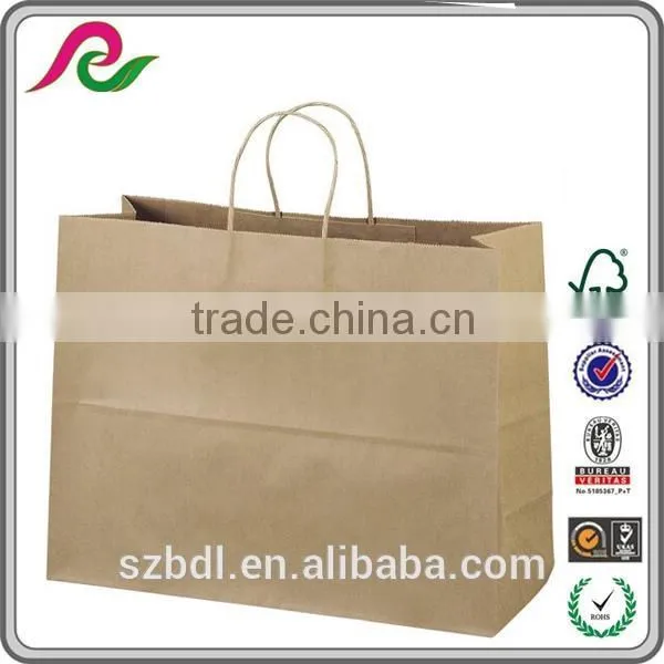 Kraft Paper Shopping Bags With Twisted Handle Paper Bag photo-2