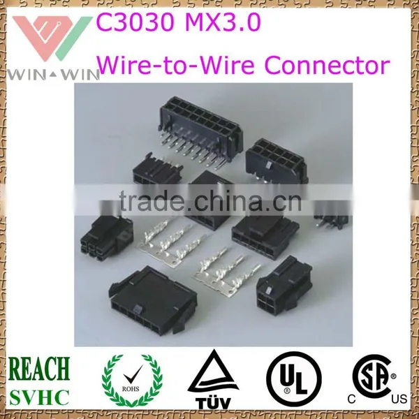 3.0mm Pitch C3030 MX3.0 Electronic Wire to Wire Connector