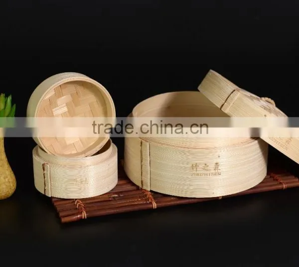 Customized Snack Hot Stamped Kitchenware Bamboo Steamer photo-5