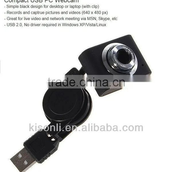 Retractable Clip USB Webcam Computer PC USB Webcam Camera With Definition 2.0 5.0 Mega Pixels photo-4