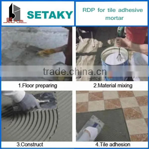Tile Adhesive, Redispersible Polymer Powder