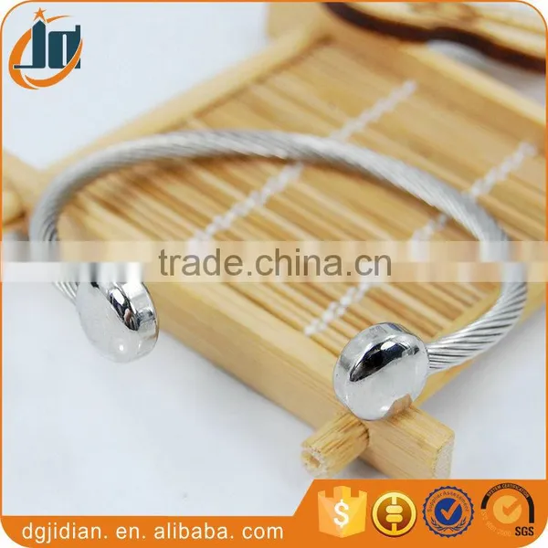 Wholesale Stainless Steel Cuff Cable Rope Bangle Bracelet photo-4