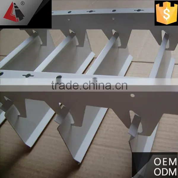 China fireproof grate aluminum ceiling tiles baffle ceiling