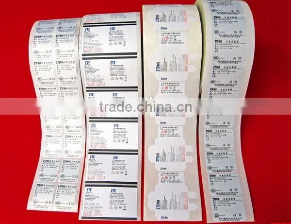 Adhesive Ticker Labels Printing High Quality Low Price photo-5
