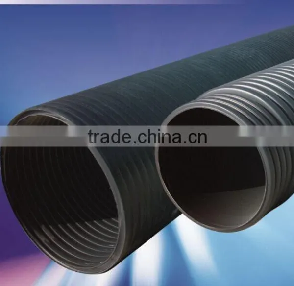 Ventilation for Mine and Buildings HDPE Double Wall Black Corrugated Hdpe Pipe