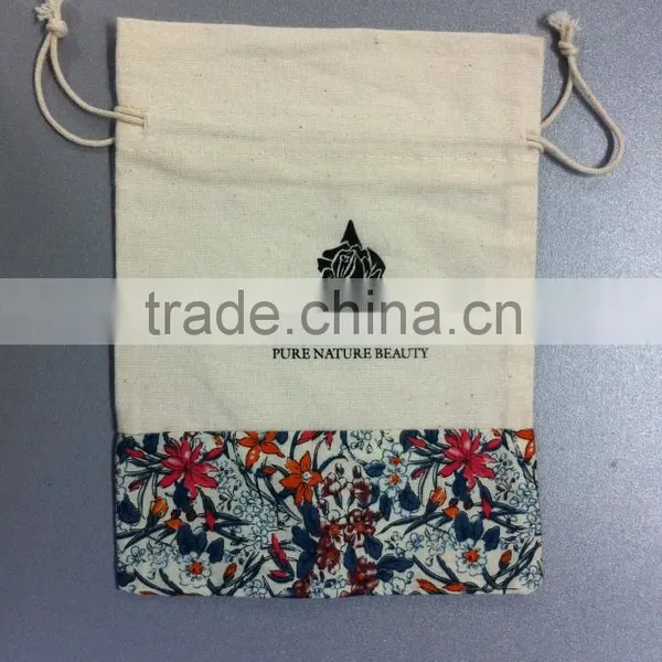 Organic Cotton Drawstring Bags/cotton Fabric Bag photo-6