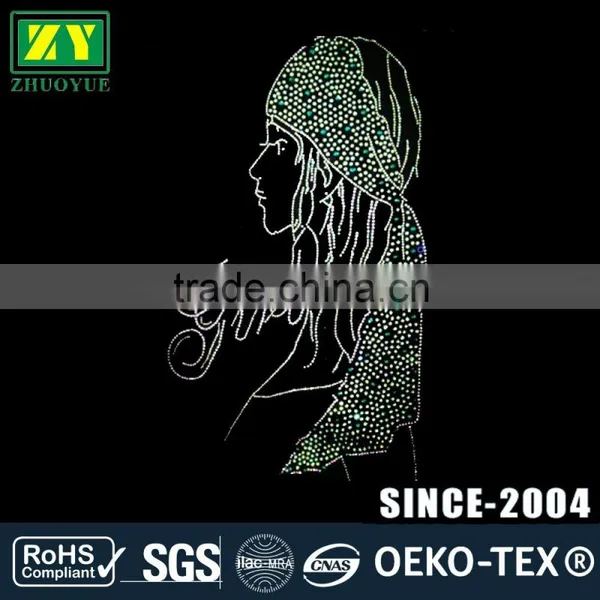 Hot Fix Motif And Rhinestone For Caps And Scarves In Zhuoyue Diamond Accessories Co., Ltd