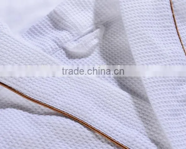 Hotel Bathrobe Kimono Robe White Waffle Bathrobe photo-2