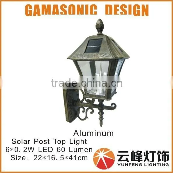 GAMASONIC Aluminum Wall Mounted Outdoor Solar Lights photo-2