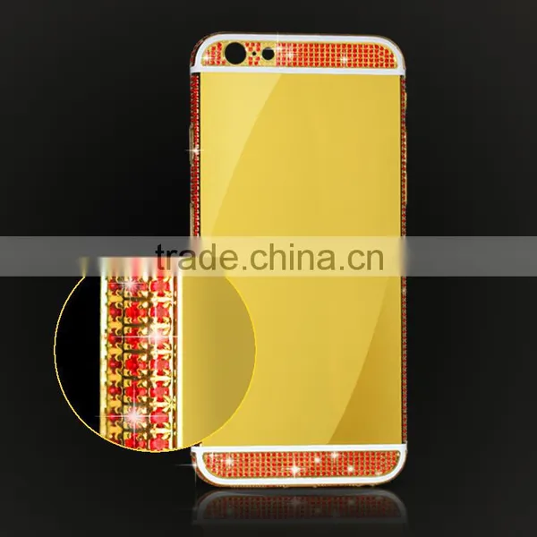Factory Directly for Iphone 6 Plus 24kt Gold Crystal Housing Back Cover photo-5