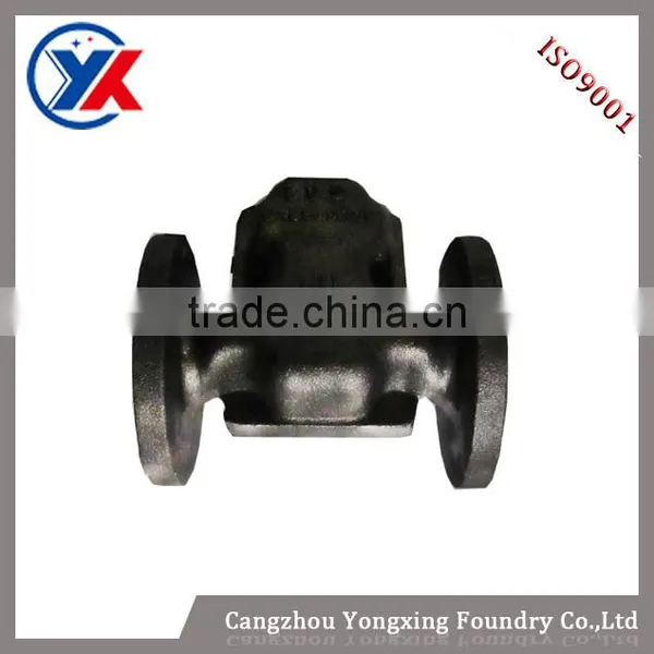 Customized Ductile Iron Cast Casting Machine Parts , Cast Iron Spare Parts,water Valve Body Made in China