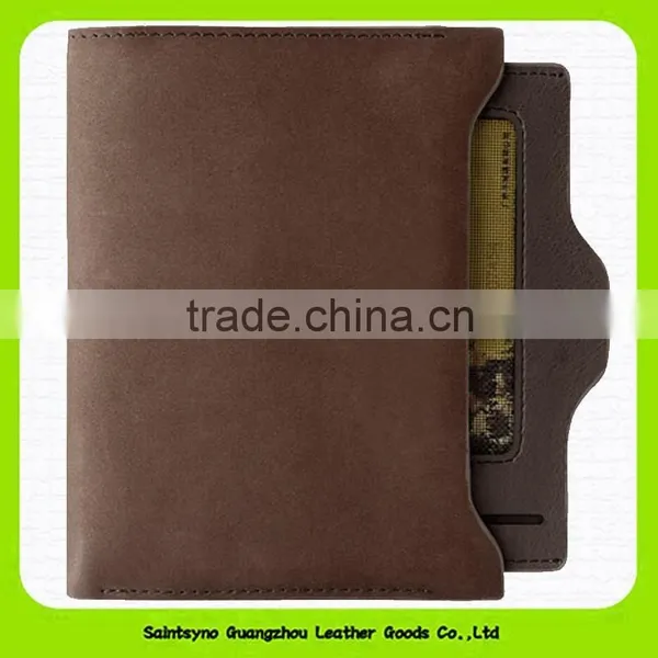 15642 Bifold Genuine Leather Mens Wallets RFID Blocking Leather Wallet for Men photo-2