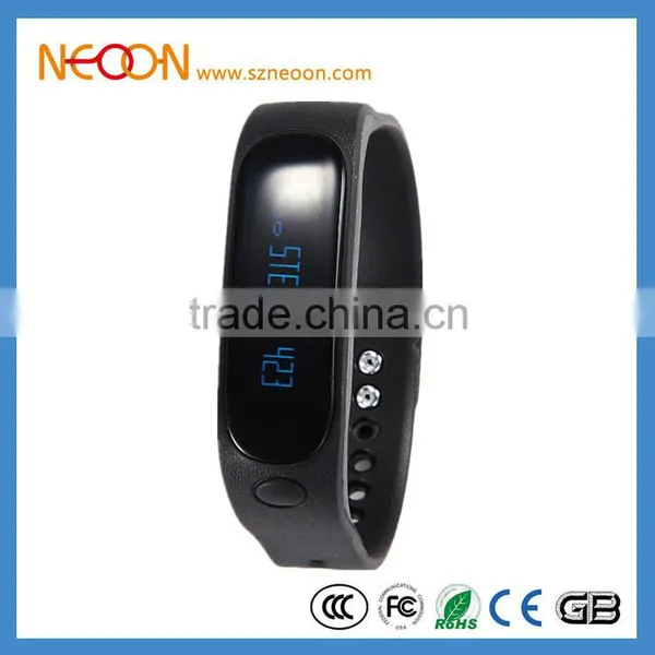 New Smart Wristband E02 Digital Watch for Iphone Android Phone Smart Bracelet Call Remind Pedometer FitnessTracker Women Watch photo-5