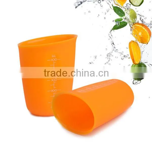 Food grade silicone measuring cups 500ML, silicone kitchen tools