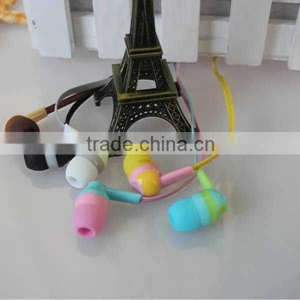 Colorful Earphones 'New Products Earphones Headphones With Mic,Flat Cable Earphone. photo-5