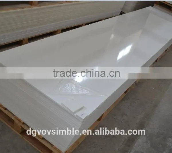 Factory Offering Solid Surface / Modified Acrylic Slate / Marble Sheet for Building Material , Artificial Stone Slabs photo-2