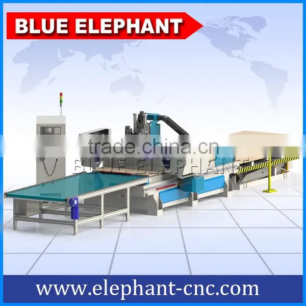 1325 Window Door Machine Furniture Product Line , Atc Cnc Router , 9kw Atc Auto Feeding Machine