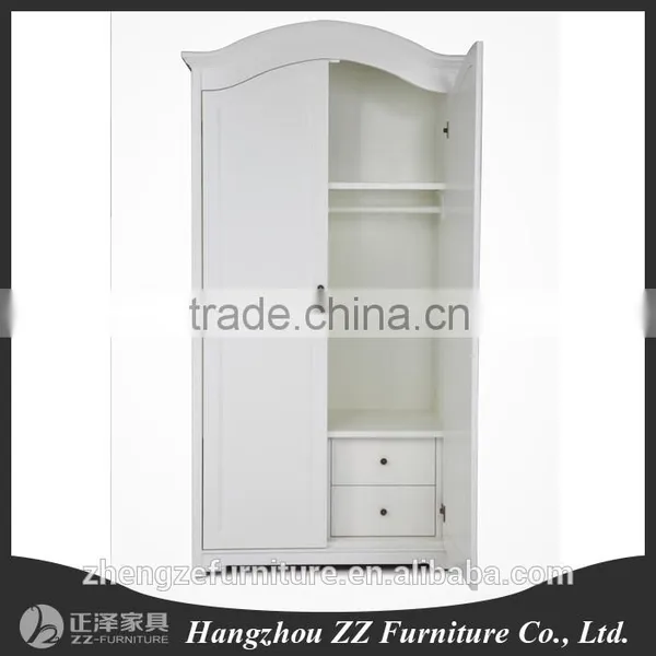 French Provencial White Wooden Wardrobe photo-2