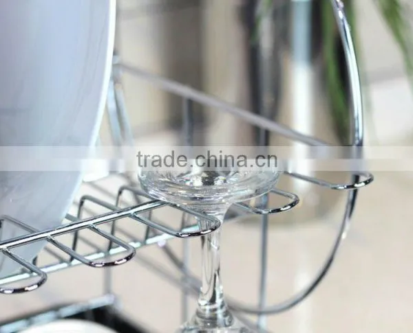 Stainless Steel Dish Drain Rack for Kitchen Storage photo-3