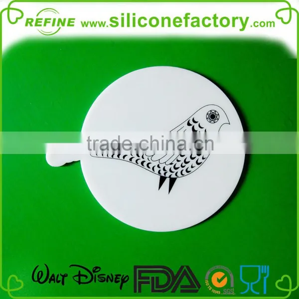 100% Food Grade Heat-resistant Round Shape Silicone Coffee/tea Cup Mat photo-2