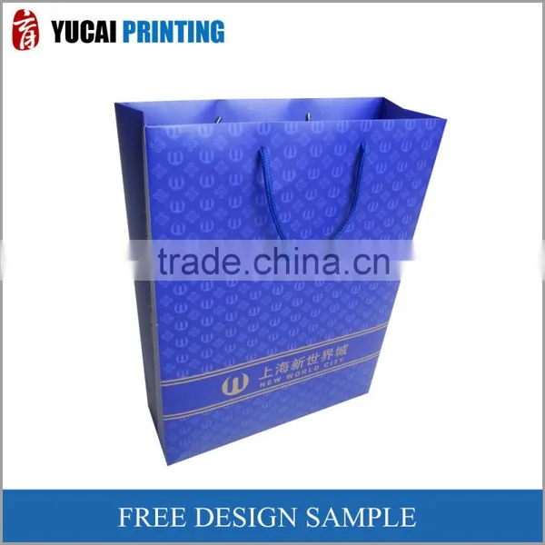 250g Coated Duplex Board Paper Shopping Bag