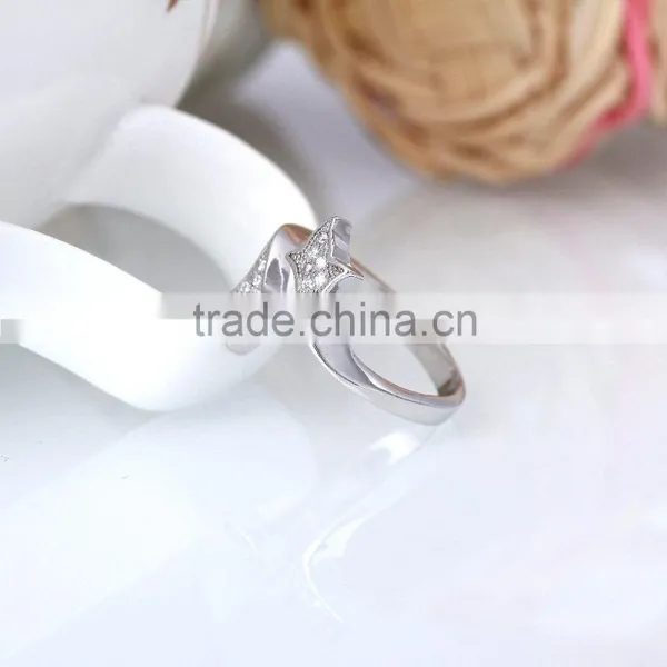 925 Steriling Silver Open Ended Hug Hands Shaped Ring for Lovers and Couples photo-5