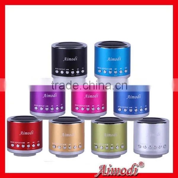 Super Bass Round Card Speaker Support FM Radio and MP3 Player photo-3