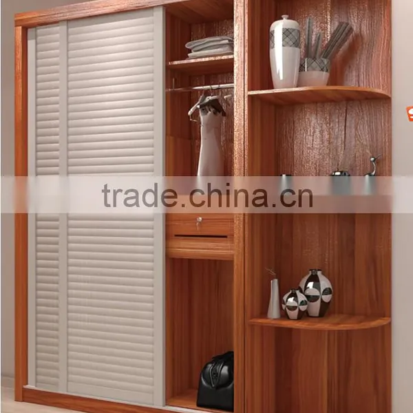 Simple Design Bedroom Furniture Wood Wardrobe photo-2
